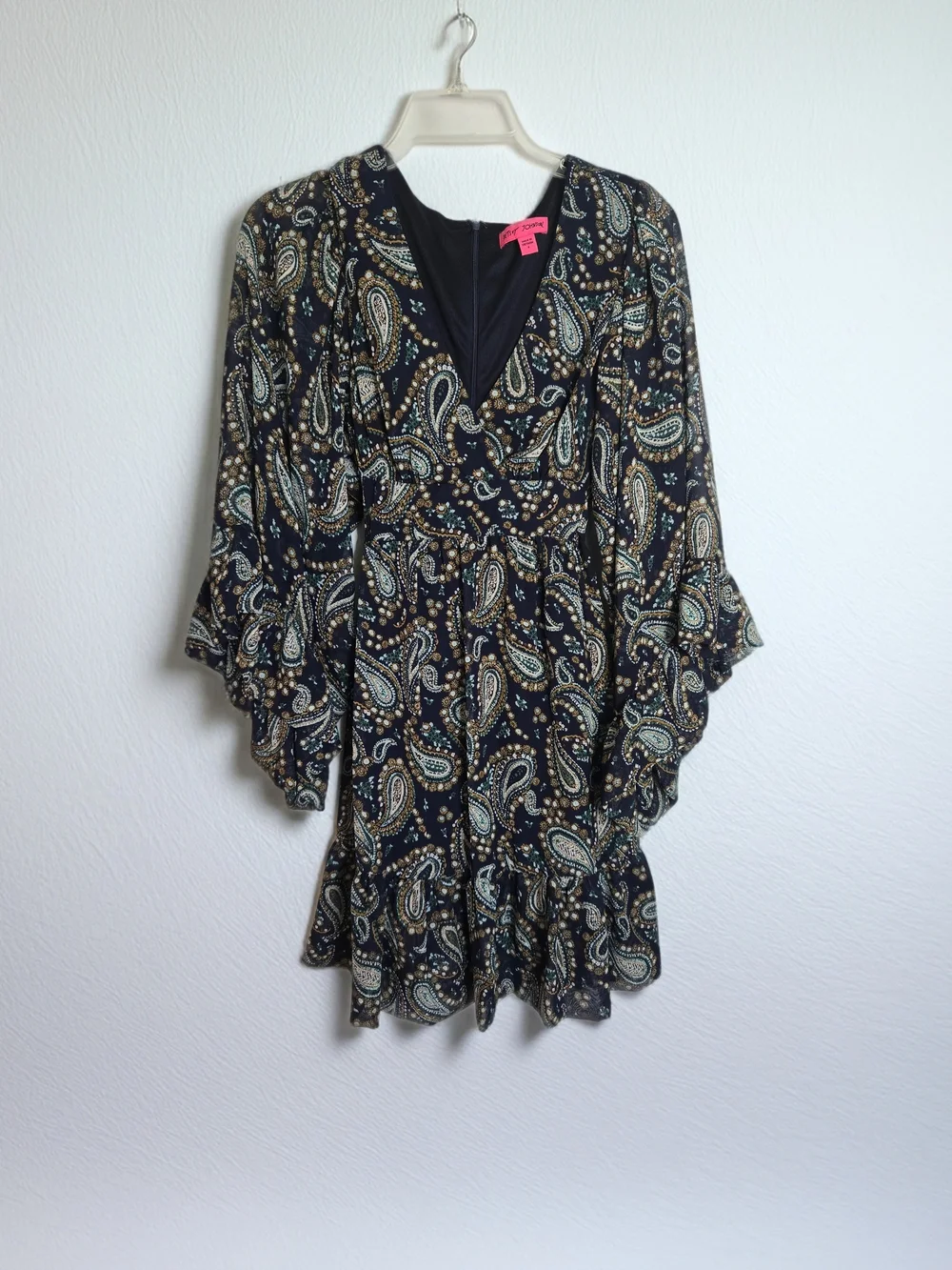 betsey johnson long sleeve dress Women's Betsey's Art Dress in Rainbow | Size Small